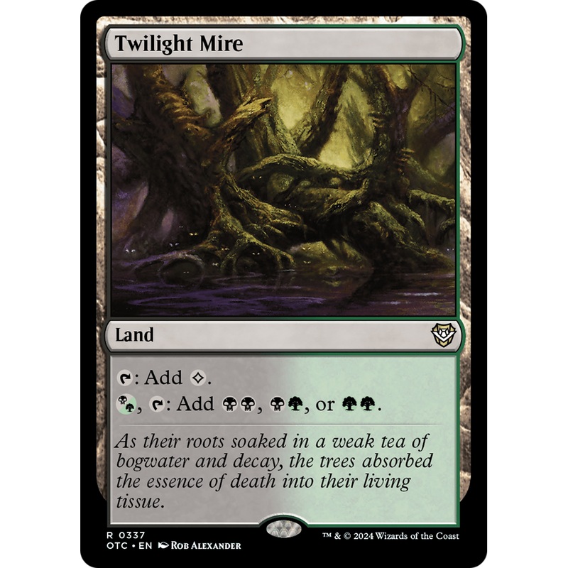 Twilight Mire (OTC-337) - Outlaws of Thunder Junction Commander