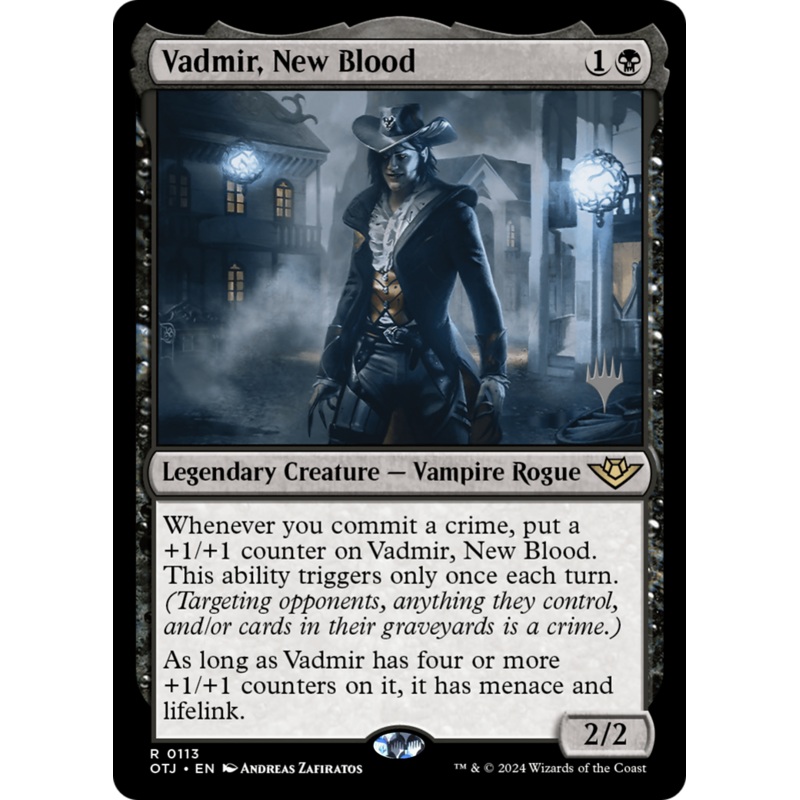 Vadmir, New Blood (PPOTJ-113P) - Outlaws of Thunder Junction Promos Foil