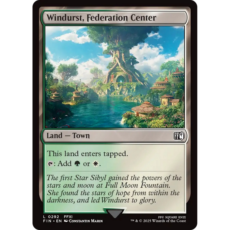 Windurst, Federation Center (FIN-292) - FINAL FANTASY Foil