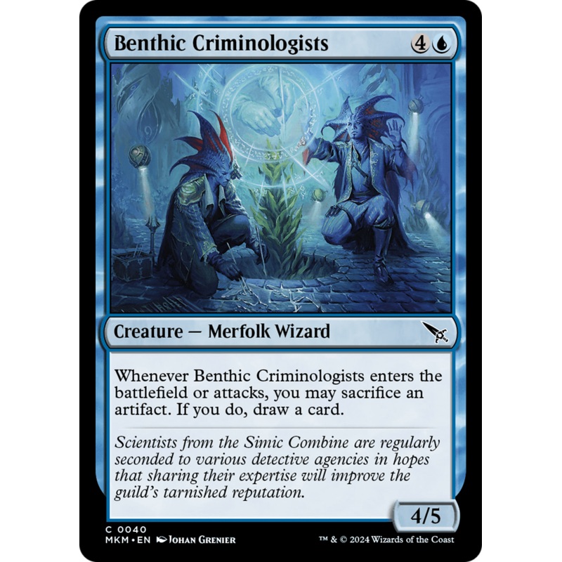 Benthic Criminologists (MKM-040) - Murders at Karlov Manor Foil