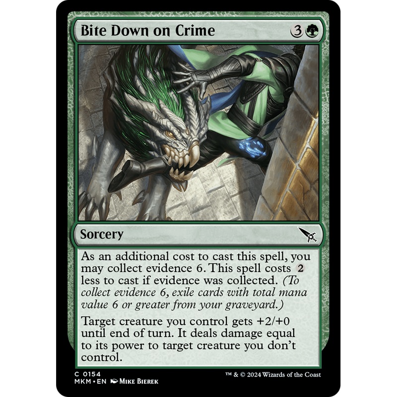 Bite Down on Crime (MKM-154) - Murders at Karlov Manor Foil