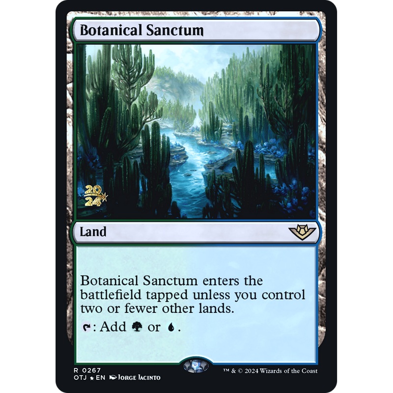 Botanical Sanctum (PRE-267S) - Outlaws of Thunder Junction Promos Foil