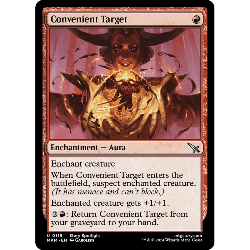 Convenient Target (MKM-119) - Murders at Karlov Manor Foil