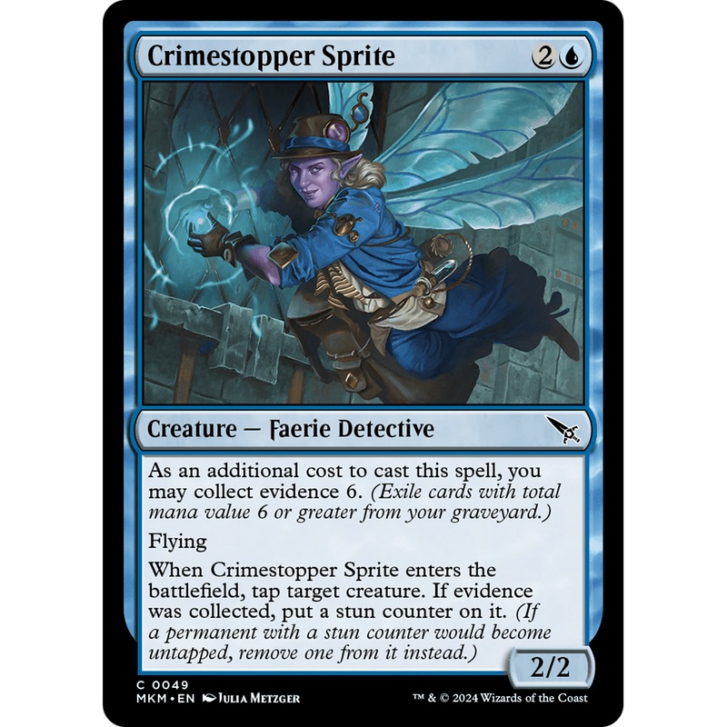 Crimestopper Sprite (MKM-049) - Murders at Karlov Manor Foil