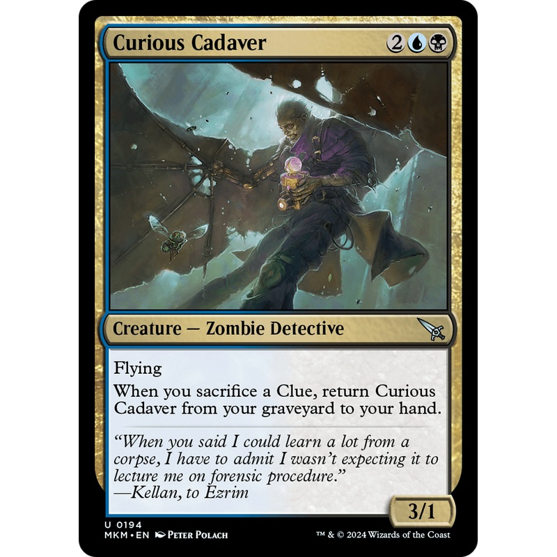 Curious Cadaver (MKM-194) - Murders at Karlov Manor Foil