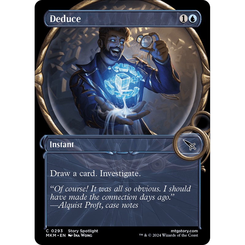 Deduce (MKM-293) - Murders at Karlov Manor: (Showcase) Foil