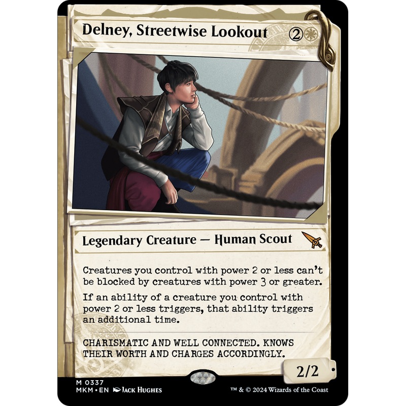 Delney, Streetwise Lookout (MKM-337) - Murders at Karlov Manor: (Showcase)