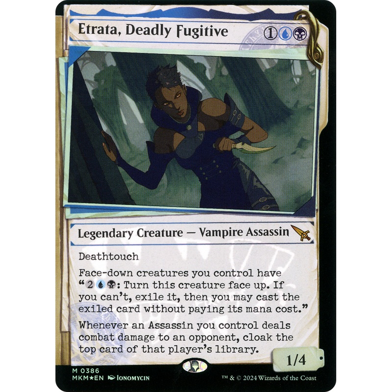 Etrata, Deadly Fugitive (MKM-386) - Murders at Karlov Manor: (Showcase) Foil