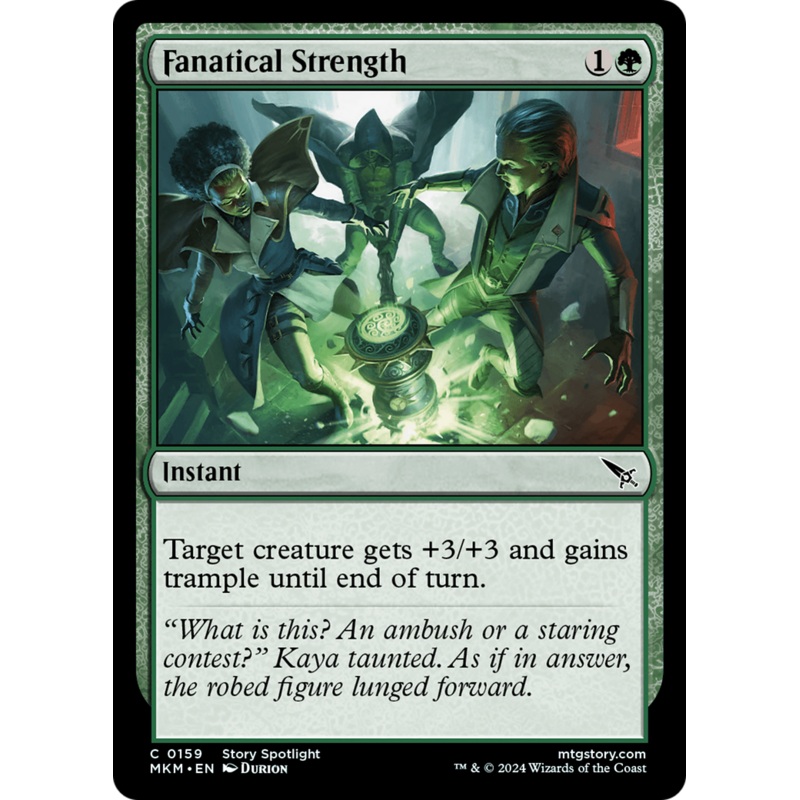 Fanatical Strength (MKM-159) - Murders at Karlov Manor Foil