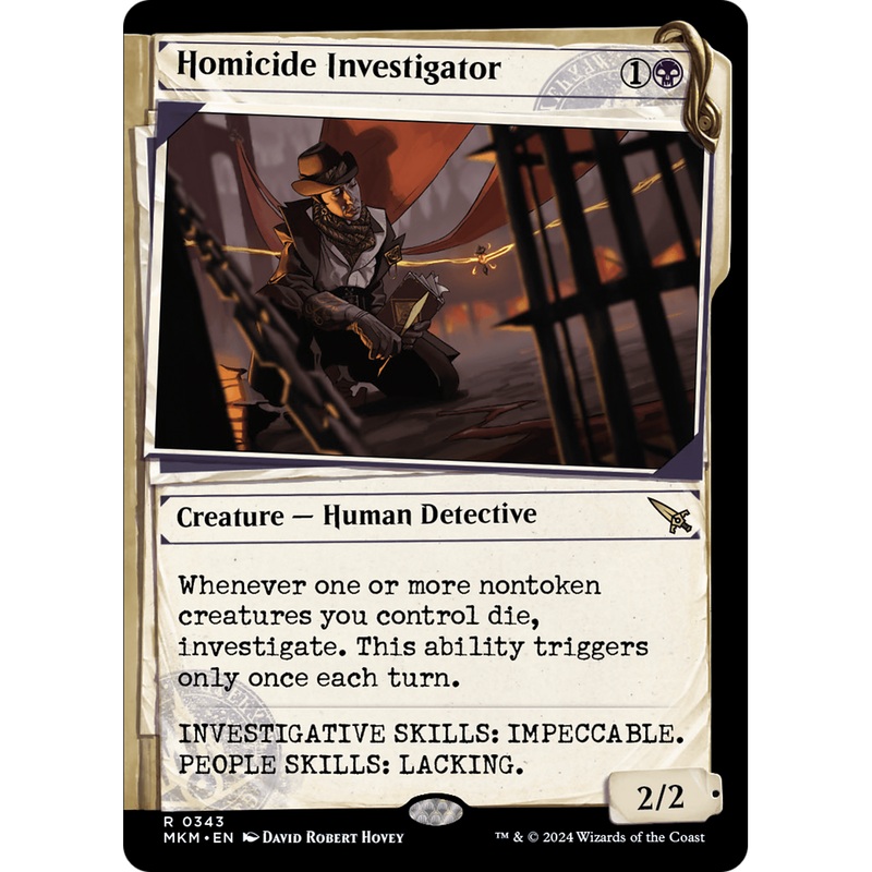 Homicide Investigator (MKM-343) - Murders at Karlov Manor: (Showcase) Foil