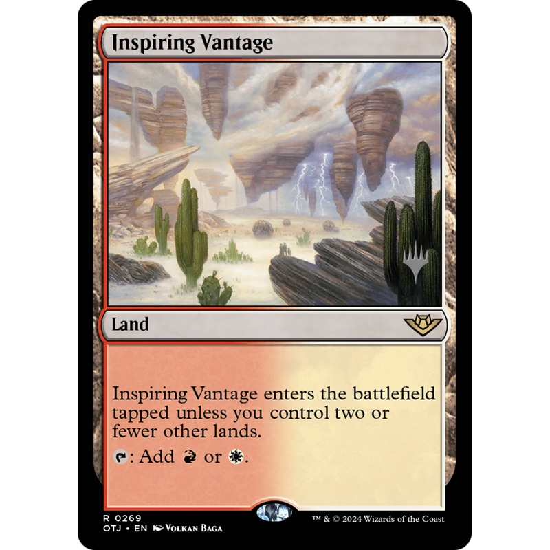 Inspiring Vantage (PPOTJ-269P) - Outlaws of Thunder Junction Promos