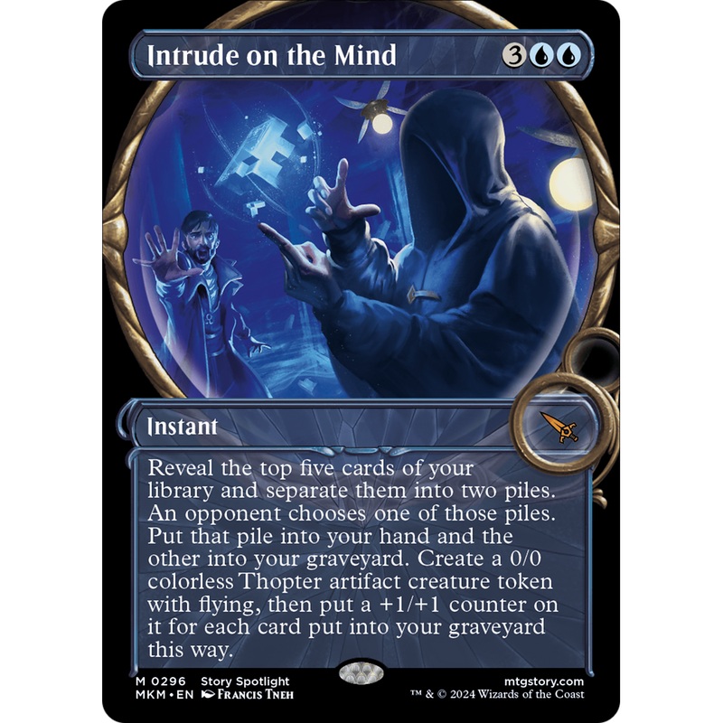Intrude on the Mind (MKM-296) - Murders at Karlov Manor: (Showcase) Foil