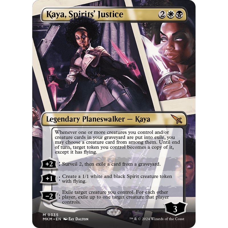 Kaya, Spirits' Justice (MKM-335) - Murders at Karlov Manor (Borderless) Foil