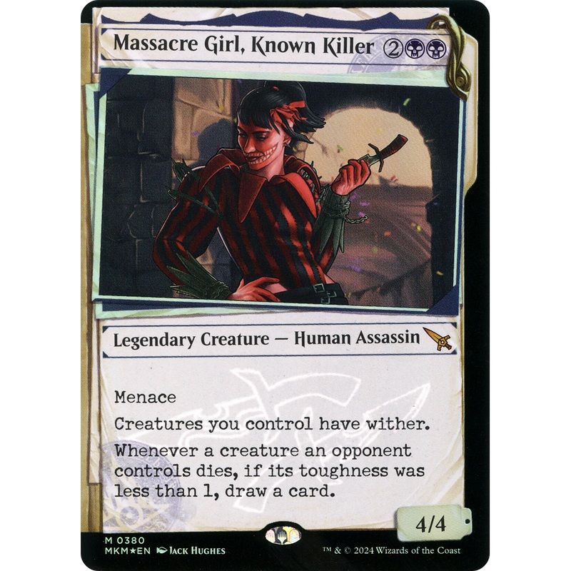 Massacre Girl, Known Killer (MKM-380) - Murders at Karlov Manor: (Showcase) Foil