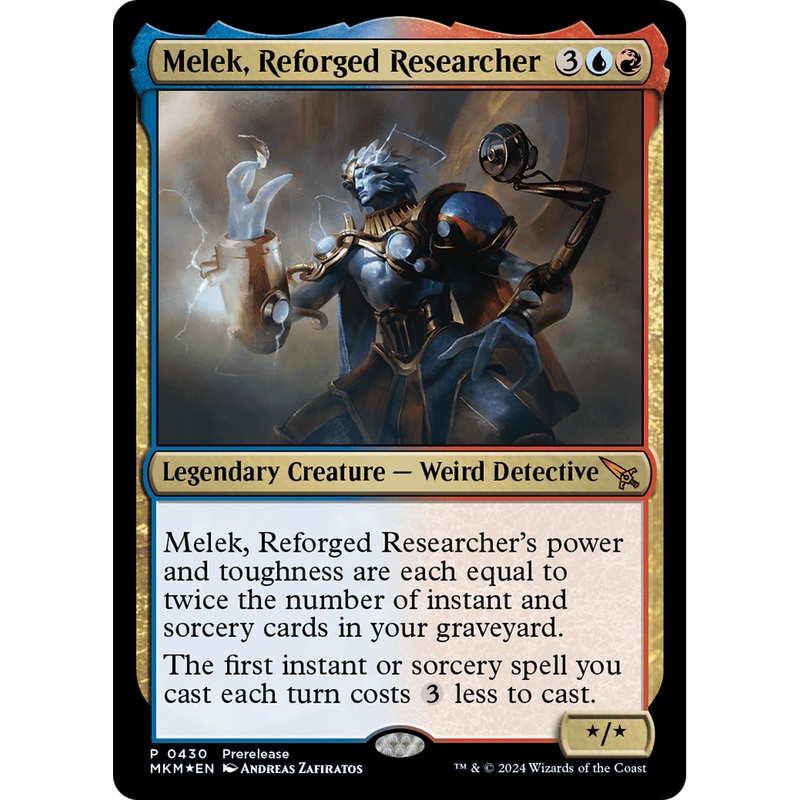 Melek, Reforged Researcher (PRE-430) - Murders at Karlov Manor Foil