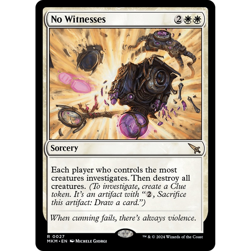 No Witnesses (MKM-027) - Murders at Karlov Manor