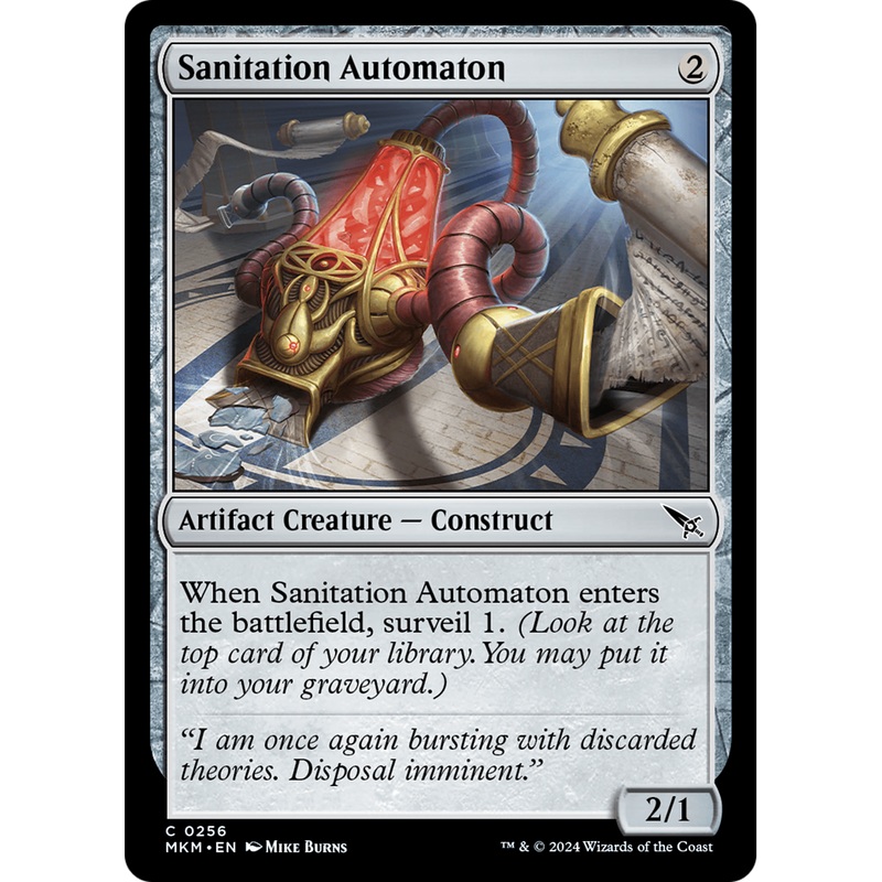 Sanitation Automaton (MKM-256) - Murders at Karlov Manor Foil