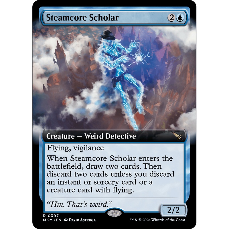 Steamcore Scholar (MKM-397) - Murders at Karlov Manor: (Extended Art)
