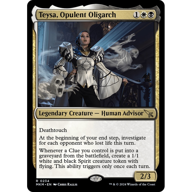 Teysa, Opulent Oligarch (MKM-234) - Murders at Karlov Manor Foil