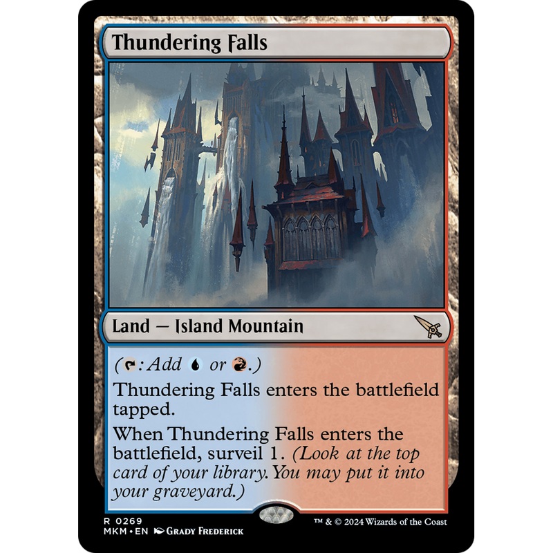Thundering Falls (MKM-269) - Murders at Karlov Manor Foil