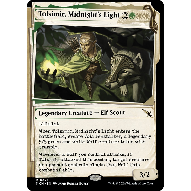 Tolsimir, Midnight's Light (MKM-371) - Murders at Karlov Manor: (Showcase) Foil
