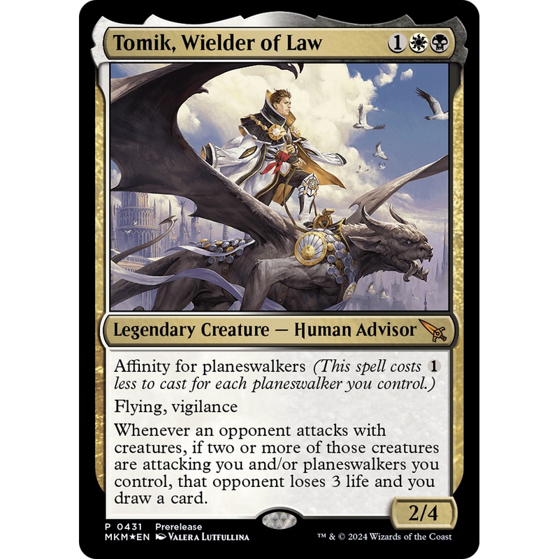 Tomik, Wielder of Law (PRE-431) - Murders at Karlov Manor Foil