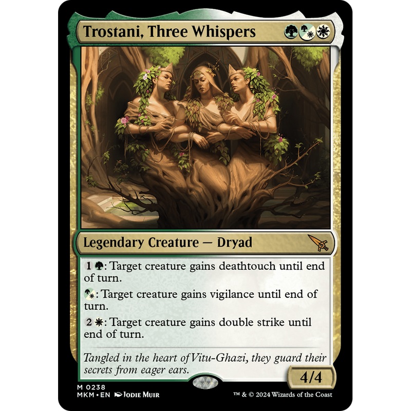Trostani, Three Whispers (MKM-238) - Murders at Karlov Manor Foil