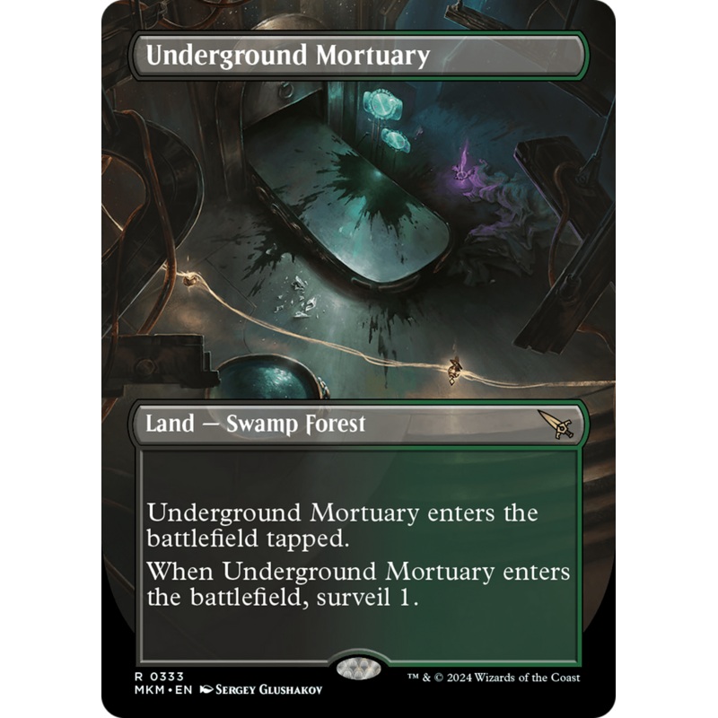 Underground Mortuary (MKM-333) - Murders at Karlov Manor (Borderless) Foil