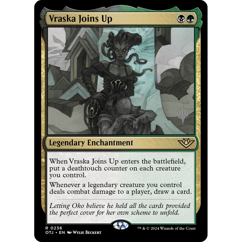Vraska Joins Up (PPOTJ-236P) - Outlaws of Thunder Junction Promos Foil