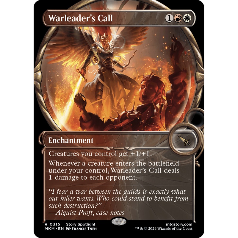 Warleader's Call (MKM-315) - Murders at Karlov Manor: (Showcase) Foil