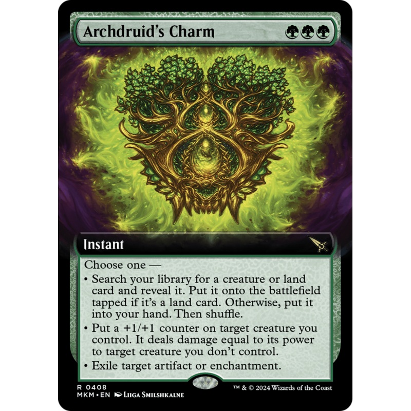 Archdruid's Charm (MKM-408) - Murders at Karlov Manor: (Extended Art)