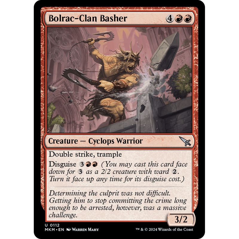 Bolrac-Clan Basher (MKM-112) - Murders at Karlov Manor Foil