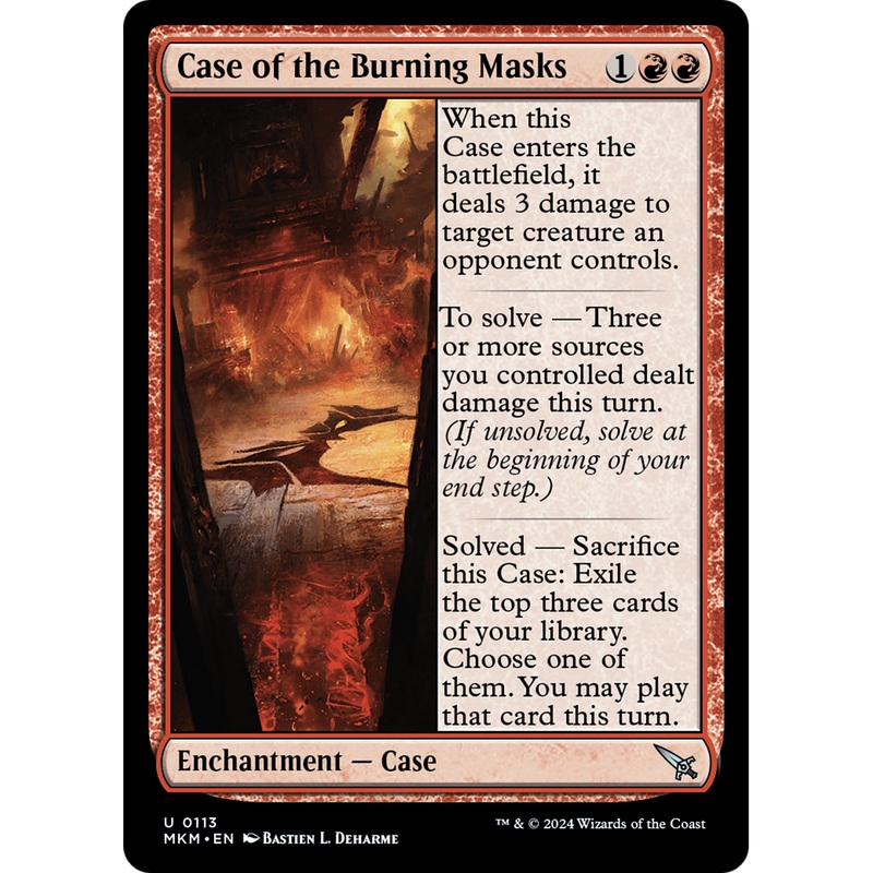 Case of the Burning Masks (MKM-113) - Murders at Karlov Manor
