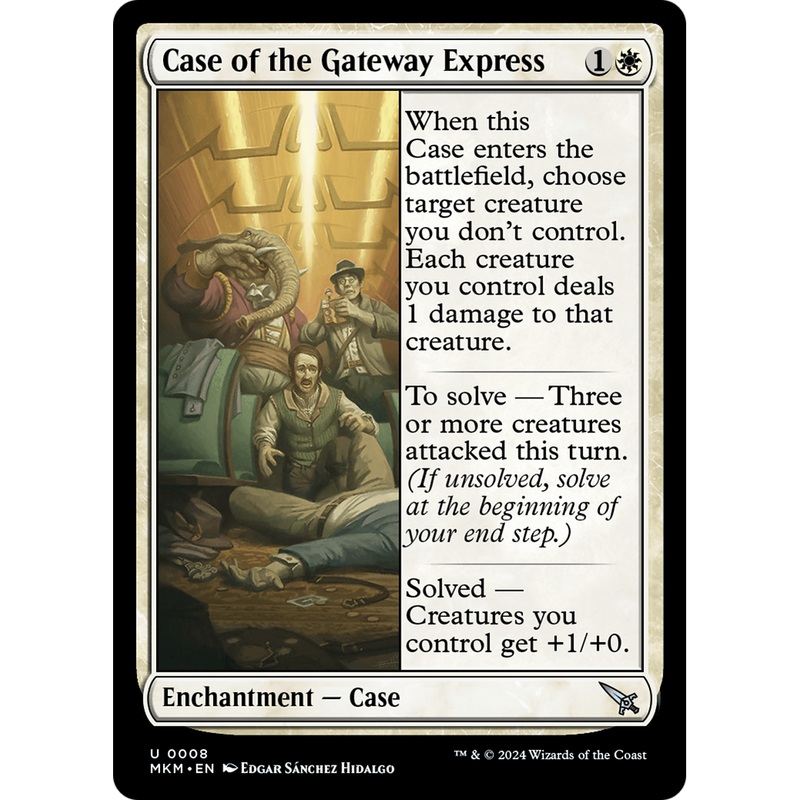 Case of the Gateway Express (MKM-008) - Murders at Karlov Manor Foil