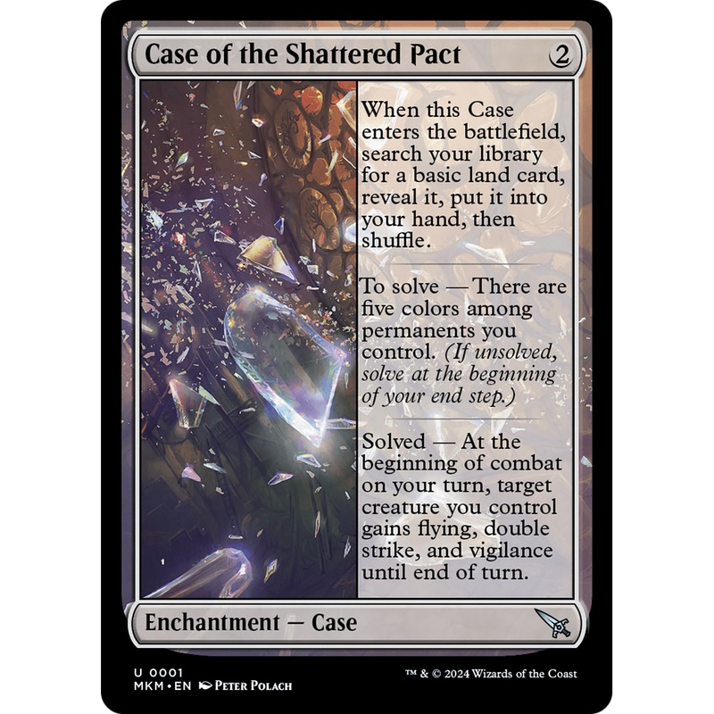 Case of the Shattered Pact (MKM-001) - Murders at Karlov Manor Foil