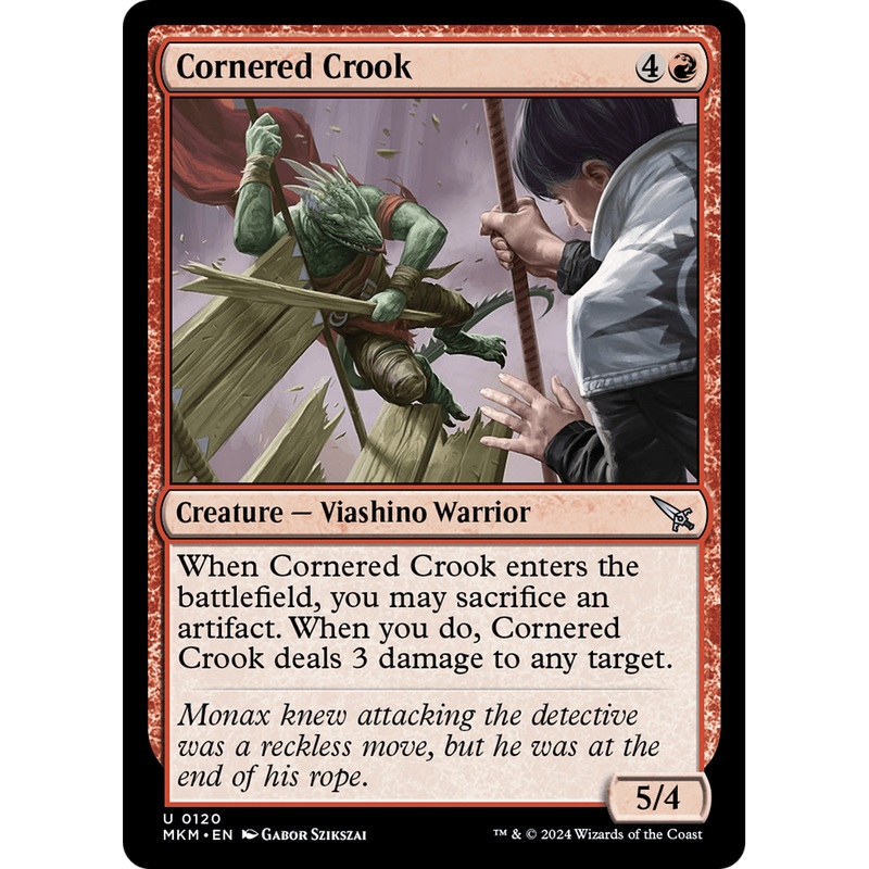 Cornered Crook (MKM-120) - Murders at Karlov Manor