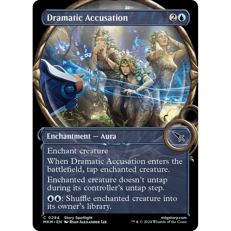 Dramatic Accusation (MKM-294) - Murders at Karlov Manor: (Showcase) Foil