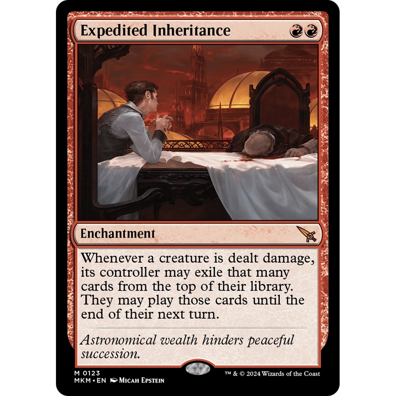Expedited Inheritance (MKM-123) - Murders at Karlov Manor Foil
