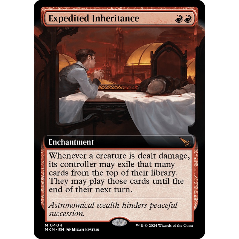 Expedited Inheritance (MKM-404) - Murders at Karlov Manor: (Extended Art) Foil
