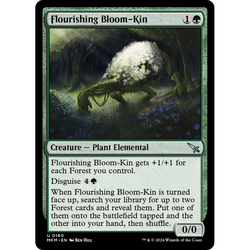 Flourishing Bloom-Kin (MKM-160) - Murders at Karlov Manor Foil