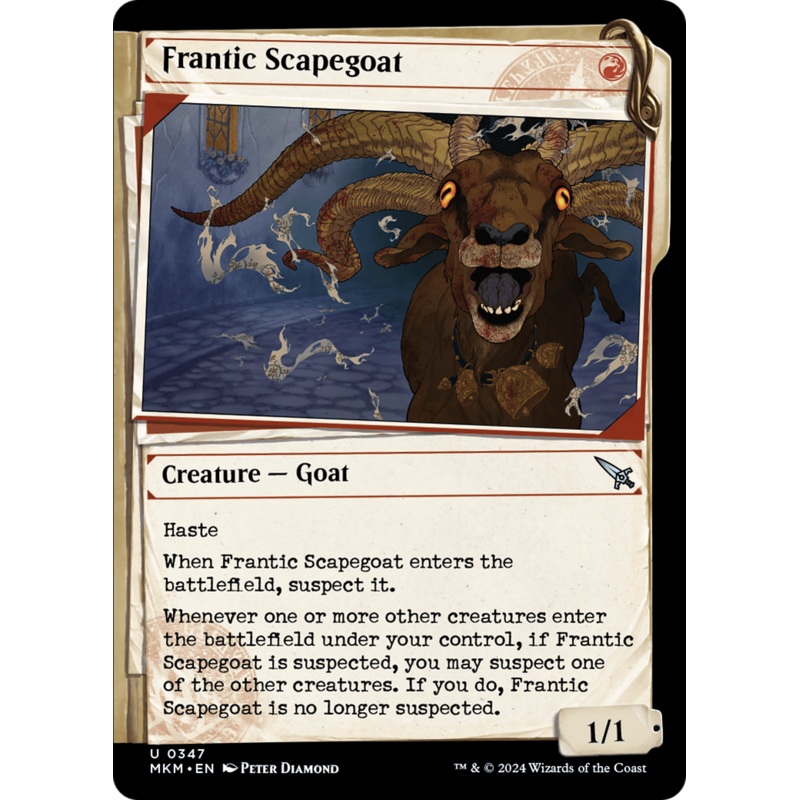Frantic Scapegoat (MKM-347) - Murders at Karlov Manor: (Showcase) Foil