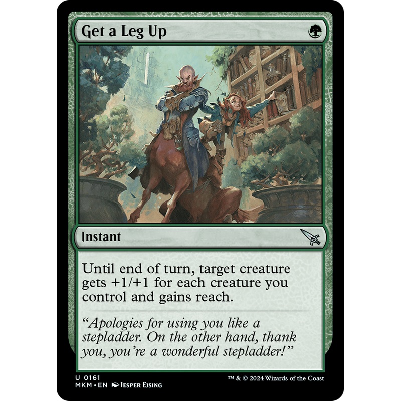 Get a Leg Up (MKM-161) - Murders at Karlov Manor Foil