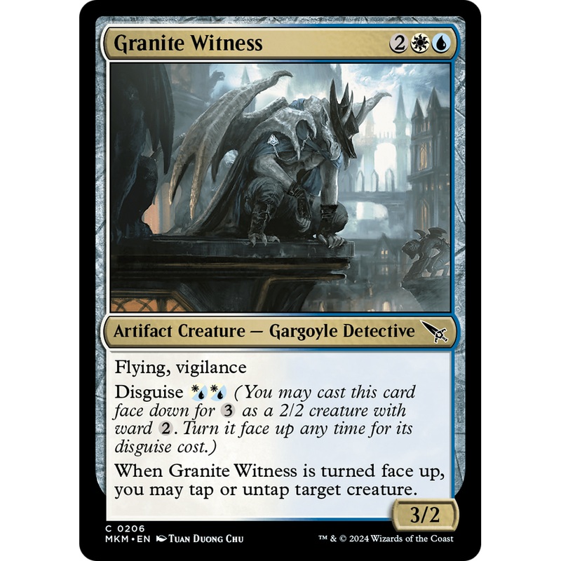 Granite Witness (MKM-206) - Murders at Karlov Manor