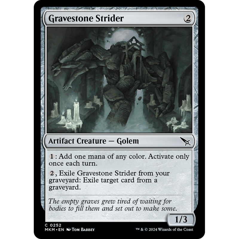 Gravestone Strider (MKM-252) - Murders at Karlov Manor
