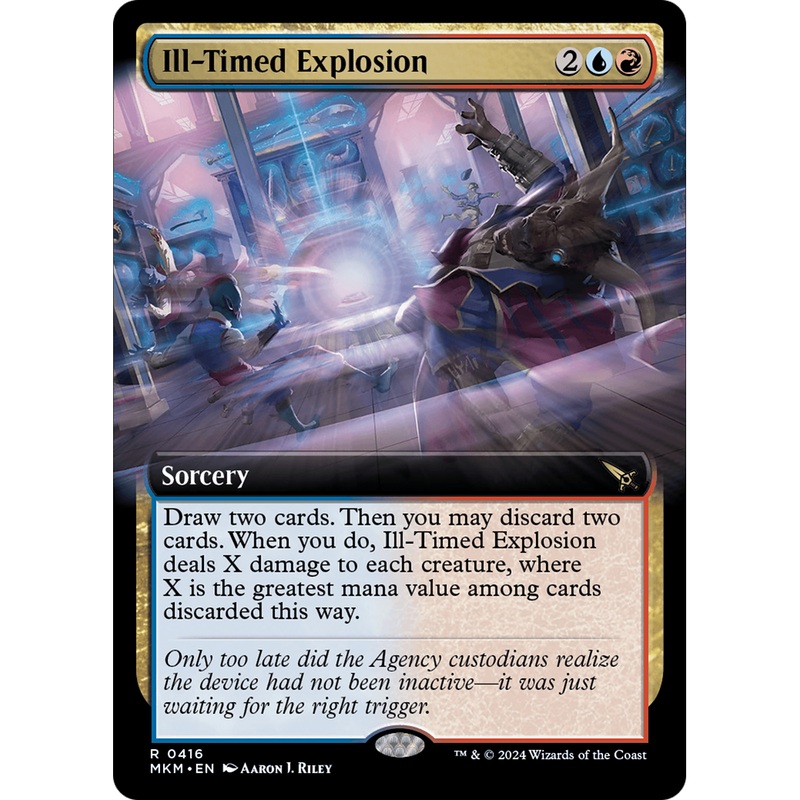 Ill-Timed Explosion (MKM-416) - Murders at Karlov Manor: (Extended Art) Foil