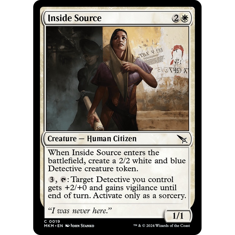 Inside Source (MKM-019) - Murders at Karlov Manor Foil