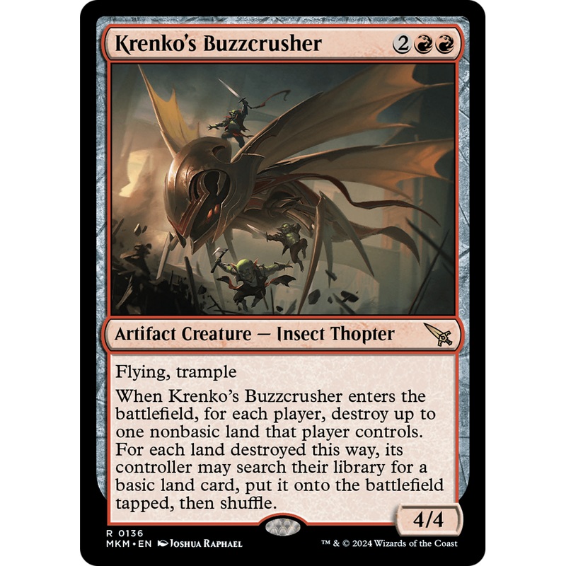 Krenko's Buzzcrusher (MKM-136) - Murders at Karlov Manor Foil