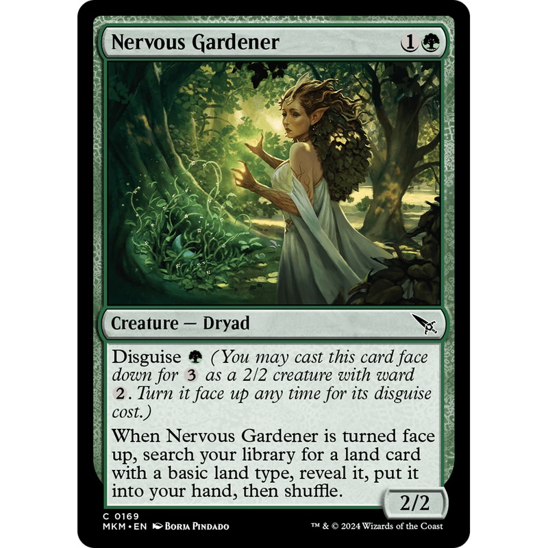 Nervous Gardener (MKM-169) - Murders at Karlov Manor Foil