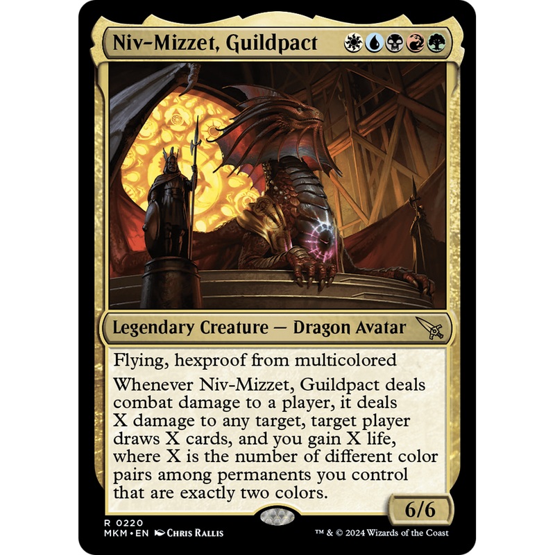 Niv-Mizzet, Guildpact (MKM-220) - Murders at Karlov Manor Foil