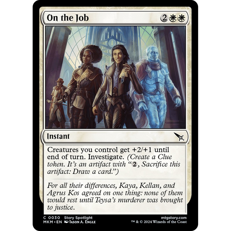 On the Job (MKM-030) - Murders at Karlov Manor Foil
